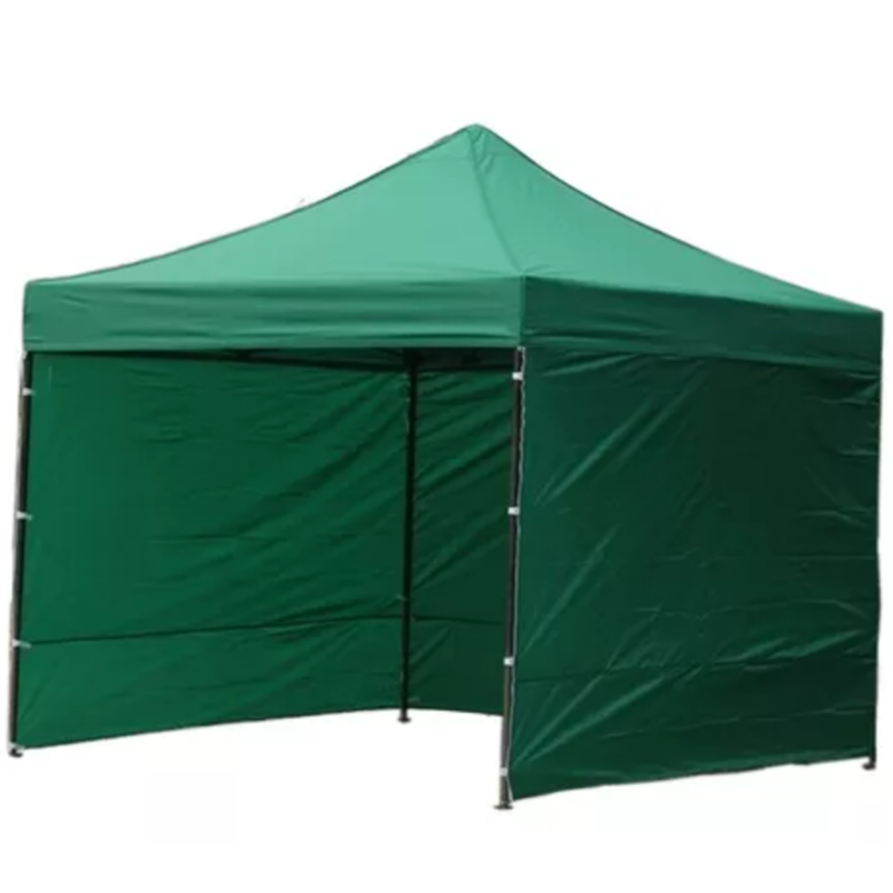 Cort pavilion pliabil 3 x 3 m, Zola, 3 pereti laterali detasabili, structura metalica din otel, inaltime reglabila, prelata impermeabilia, 600D, rezistent la apa si raze UV, verde Cort pavilion pliabil 3 x 3 m, Zola, 3 pereti laterali detasabili, structura metalica din otel, inaltime reglabila, prelata impermeabilia, 600D, rezistent la apa si raze UV, verde